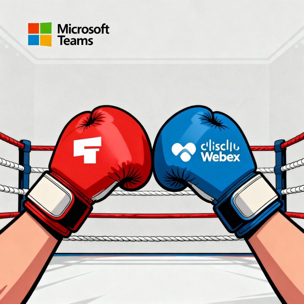 Microsoft Teams Cisco Webex Giants in the Ring